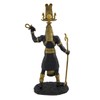 Black Thoth Egyptian God Golden Accents Statue