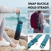 32 oz Insulated Water Bottle, 32oz 2 Lids (with Straw/No