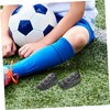 KOMBIUDA 1pair Soccer Shin Guards for Teens Breathable Calf Protectors