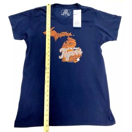 Unbranded Detroit Tigers LADIES XL TShirt 100% Recycled Material MADE IN USA RARE NEW