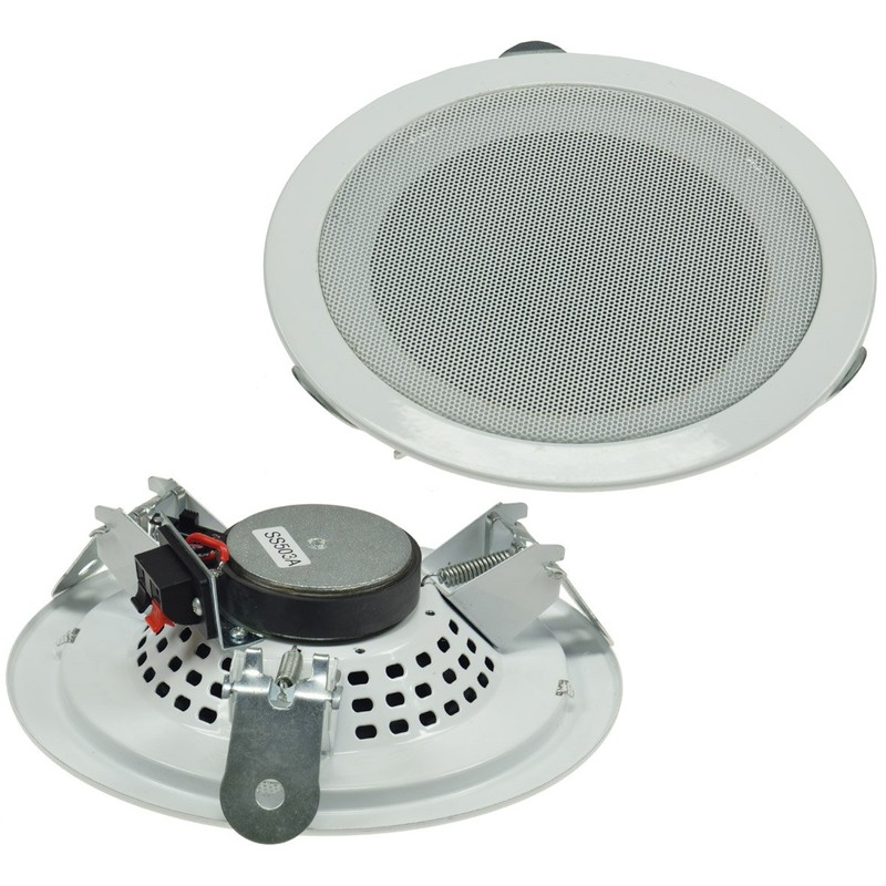 ChiliTec Built-in Speaker Ceiling Speaker 80 W Flat Ceiling Wall