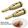DNDGDLUA 4 mm Banana Plug Socket Plug, 4 mm Banana