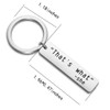 BNQL That's What She Funny Keychain Coworker Gift Office Fan