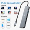 USB C Hub, JESWO 6 in 1 USB C Adapter