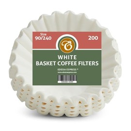 Edesia Espress 200 x 3 Pint Commercial Basket Coffee Filter Papers - Compatible with Bravilor, Buffalo, Burco, Bunn, Coffee Queen, Marco, Technivorm etc.