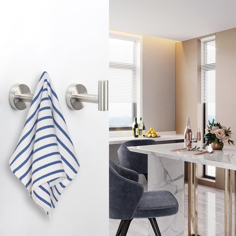 NearMoon Bath Towel Hooks- SUS 304 Stainless Steel Robe Hook