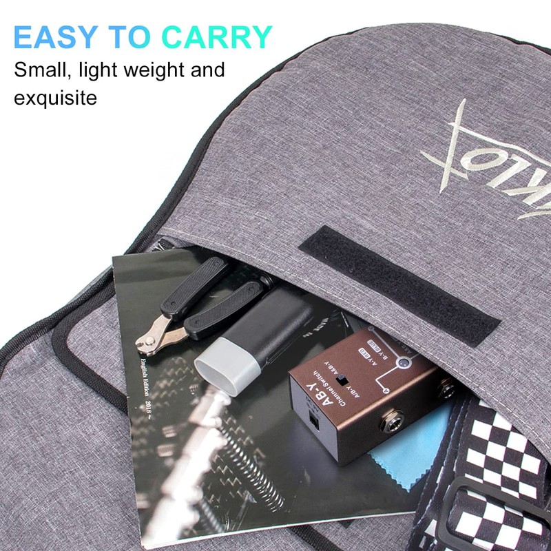 Kmise ABY Pedal,Box Line Selector AB Switch,Electric Guitar Effects Pedal