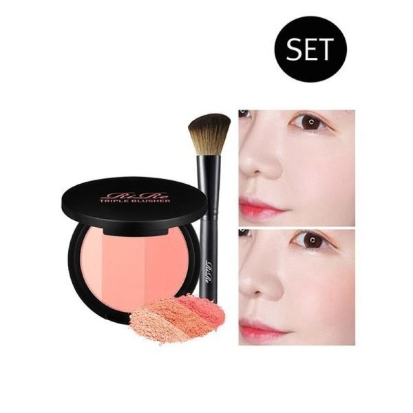 Lir Half Club/(Brush) Triple Blusher/3-color Blusher / 리르 (브러쉬 )
