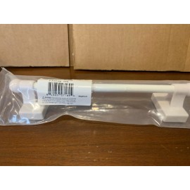 Hart & Harlow 7/16-in 9-in to 16-in White Steel Magnetic Curtain Rod