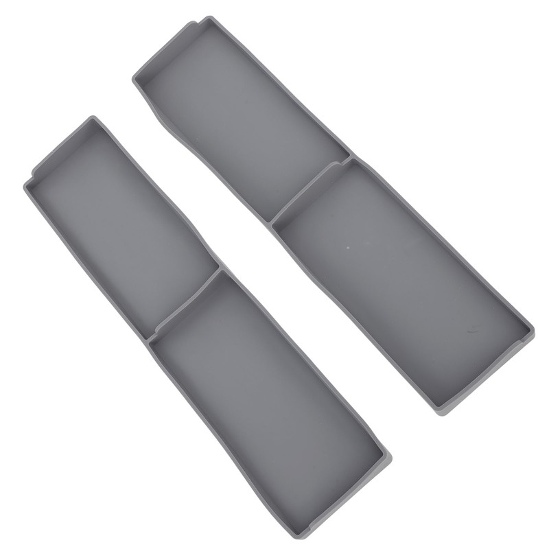 2PCS Stove Top Shelf Silicone Spice Rack Magnetic Back 2