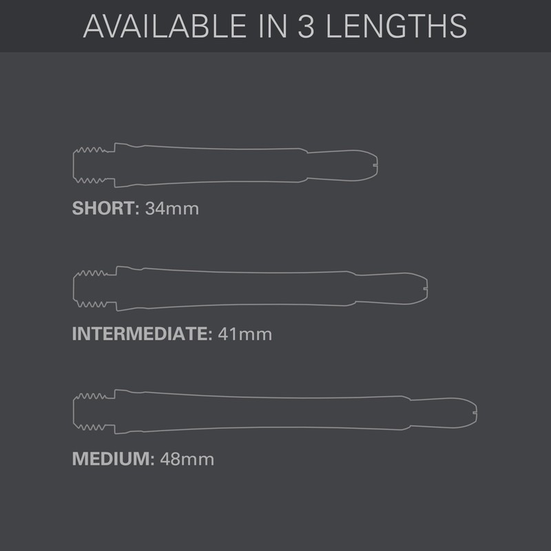 Target Darts Grip Style Aluminium Shaft - Pack of 9