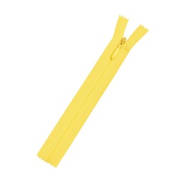 Plush Addict 8" Invisible Zip - Lemon 20cm Concealed Zip For Dressmaking and Skirts - Closed Ended Zipper
