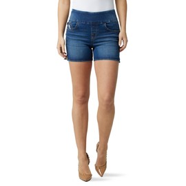 Rock & Republic Pantalón Corto Denim RX Fever Stretch de 4.5 Pulgadas para Mujer, Ven a través, 6