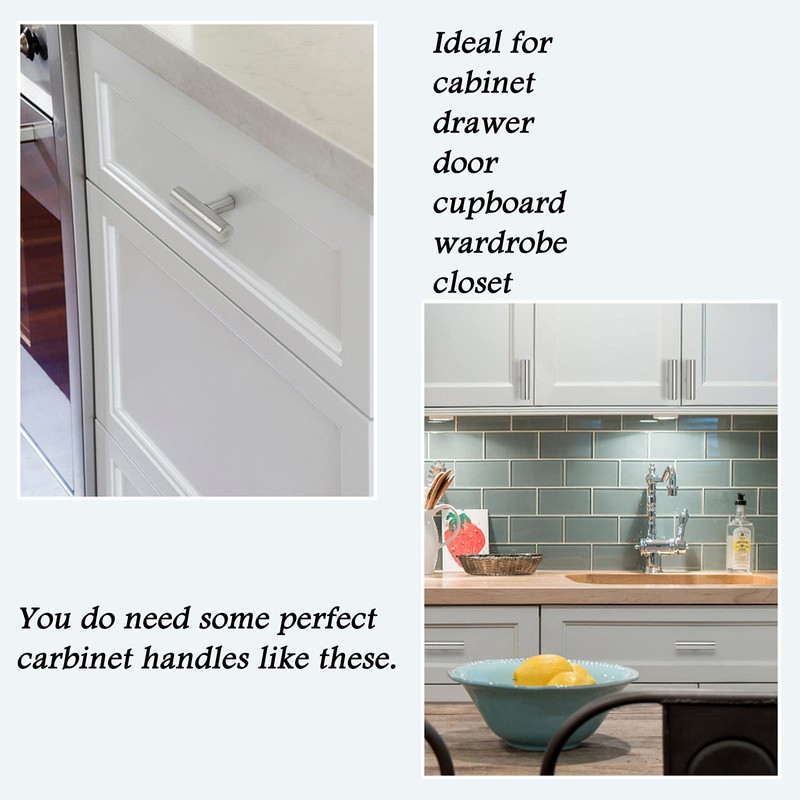 Probrico 30 Pack 2 inch Brushed Nickel Cabinet Knobs Stainless