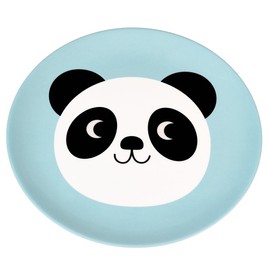 Rex London Children's Melamine Plate - Choice of Design (Miko The Panda)