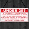 RED OCEAN Under 25? PROOF OF AGE Hanging Plaque Funny