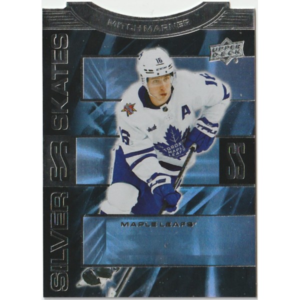 2023-24 Upper Deck Extended Hockey Silver Skates Mitch Marner Maple
