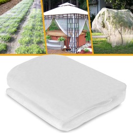 Garden Mosquito Netting 10 x 20 Ft – 1mm Fine Mesh Pest Barrier for Plants, Fruit Trees & Vegetables – Breathable 40D Polyester Netting for Patio, Balcony & Outdoor Use (White)