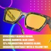 VISOONE Gamer Glasses Professional Blue Light Filter with Anti-Fatigue and