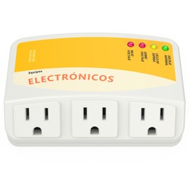 Refrigerator Surge Protector, Malictele 3 Outlet Voltage Protector Home Appliances 120V 12A Voltage Brownouts Plug Outlet for Fridge TV Air Conditioners Surge Protector 1440 Watts -1 Pack