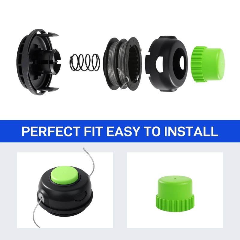 SB00L00 Replacement Trimmer Head STG401 Compatible with Greenworks 60V ST60V