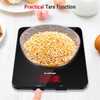 Accuweight 201B Digital Food Scale with Tempered Glass Surface, 5kg/11lb