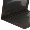 4pcs Vaccination Certificate Holder Marbling Waterproof PU Leather Vaccine Card