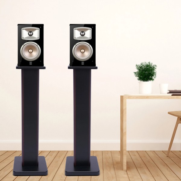 Unbranded 28" 1 Pair Bookshelf Speaker Stands Surround Sound Home