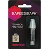 Koh-I-Noor Rapidograph Stainless Steel Replacement Point.25mm, 1 Each (72D.ZZZ),Black
