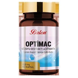 Diğer Balen Optimac Göz Otu Eks. ve Vitaminler İçeren Kapsülü 630 mg