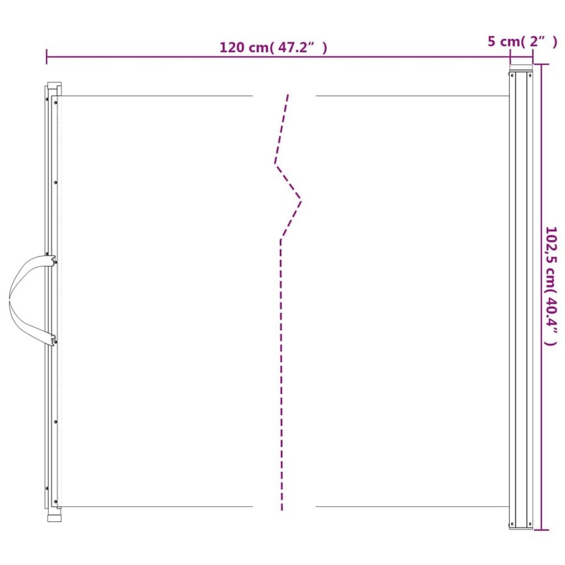 CHARMMA Retractable Pet Gate Black 40.4"x49.2",Baby & Pet Safety Gates-4004132