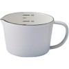 Enameled Pure Enamel Measuring Cup, White, S PU-2308