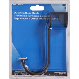 Hillman Hardware Essentials 852328 Over The Door Hook Oil Rubbed Bronze