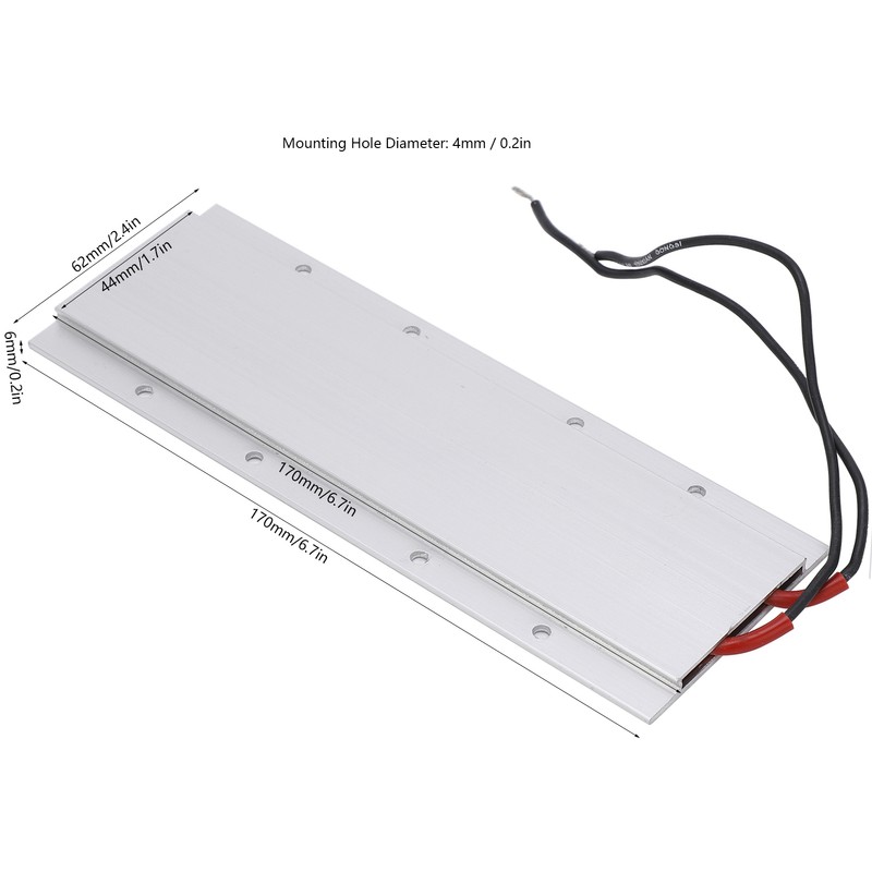PTC Heating Element Constant Temperature Insulated Aluminum Shell for Electronic