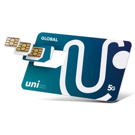 UNIGLOBAL - International Travel SIM Card - Plans Starting at $29.90, 3-in-1 SIM Cards for Cell Phones, 5G-4G LTE Data - Easy Online Activation, Coverage in 160+ Countries