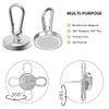 Ant Mag Magnetic Hooks 160lbs Heavy Duty Neodymium Magnet Carabiner
