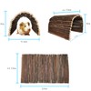 AGGQQA Guinea Pig Hideout Rabbit Hide Pet Rat Cage Accessories