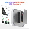 40Gbps M.2 NVMe SSD Enclosure for Mac mini M4/M4 Pro,