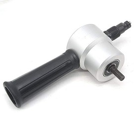 AIHG Multipurpose Double Head Sheet Nibbler Metal Cutter Hole Saw Drill Attachment Tool for Car Repairing and Maintenance and Metal Sheet Cutting