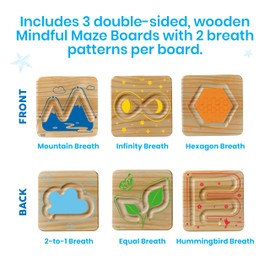 Learning Resources Mindful Maze Fidget Boards, Toys for 3 Year Old Boys and Girls, Helps Children Calm Down and Focus