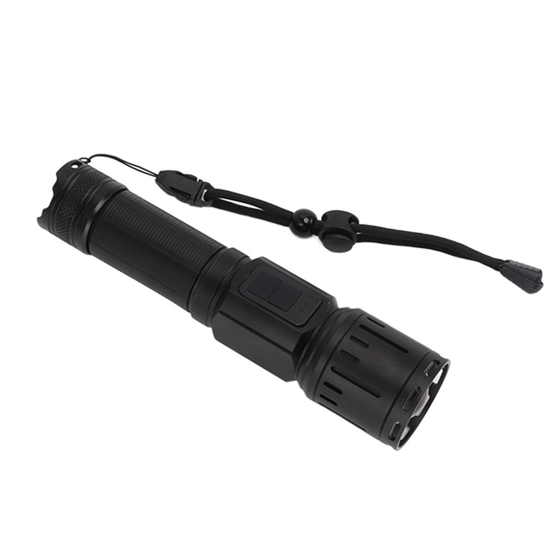 Super Bright Flashlight 7 Modes Waterproof LED Rechargeable Handheld Flashlight