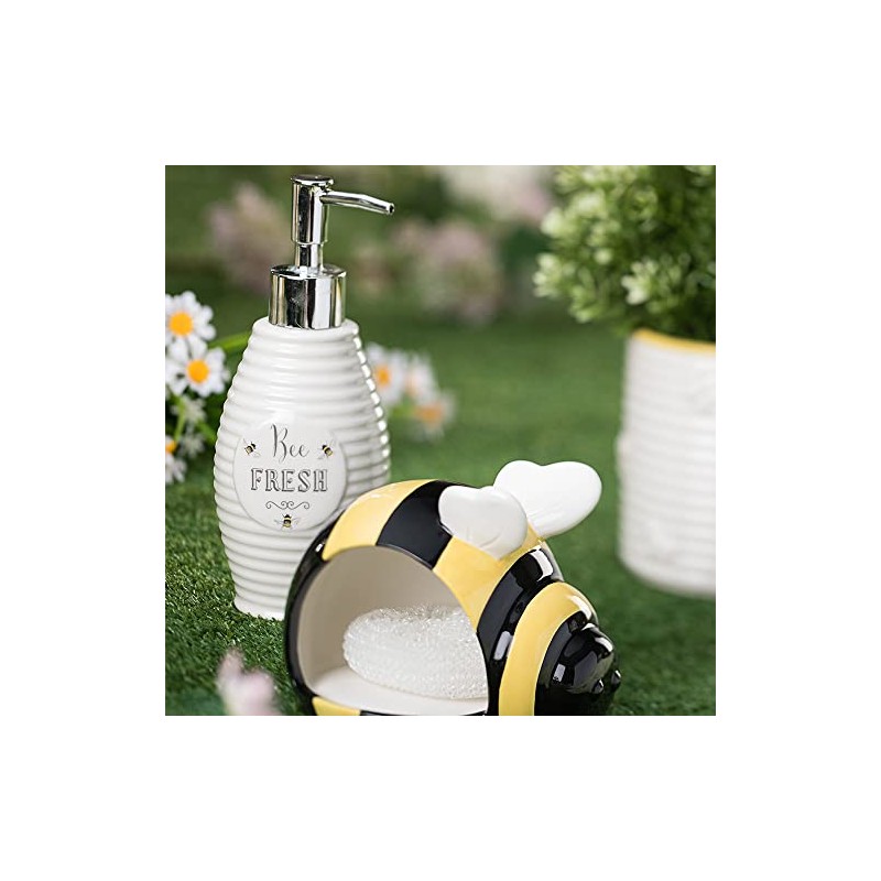 English Tableware Co. Bee Happy Soap Dispenser