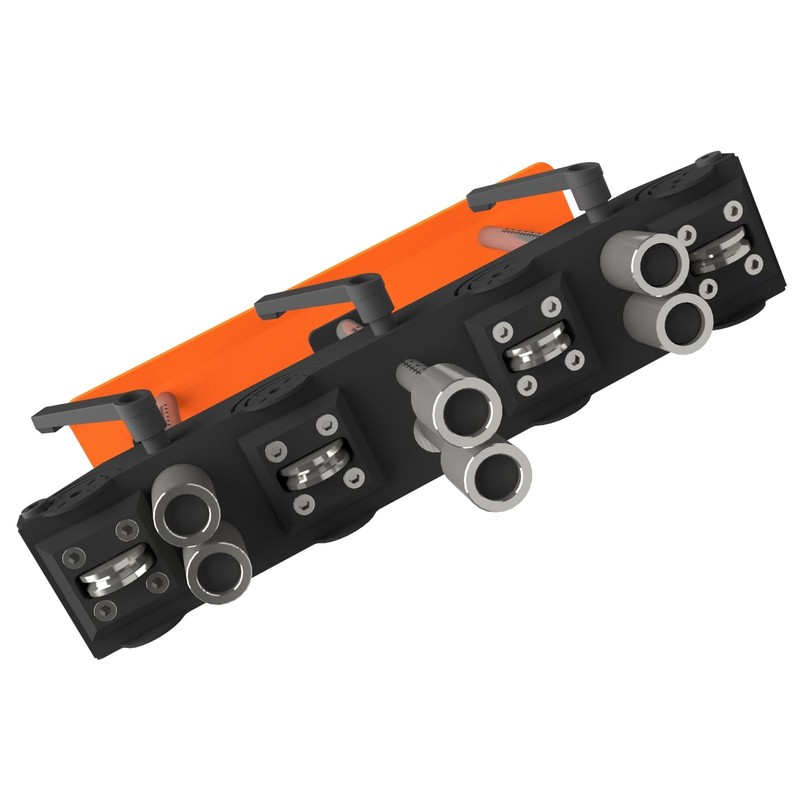 NyVoozy Three-Station Edge Roller Bender for bending metal roofing materials