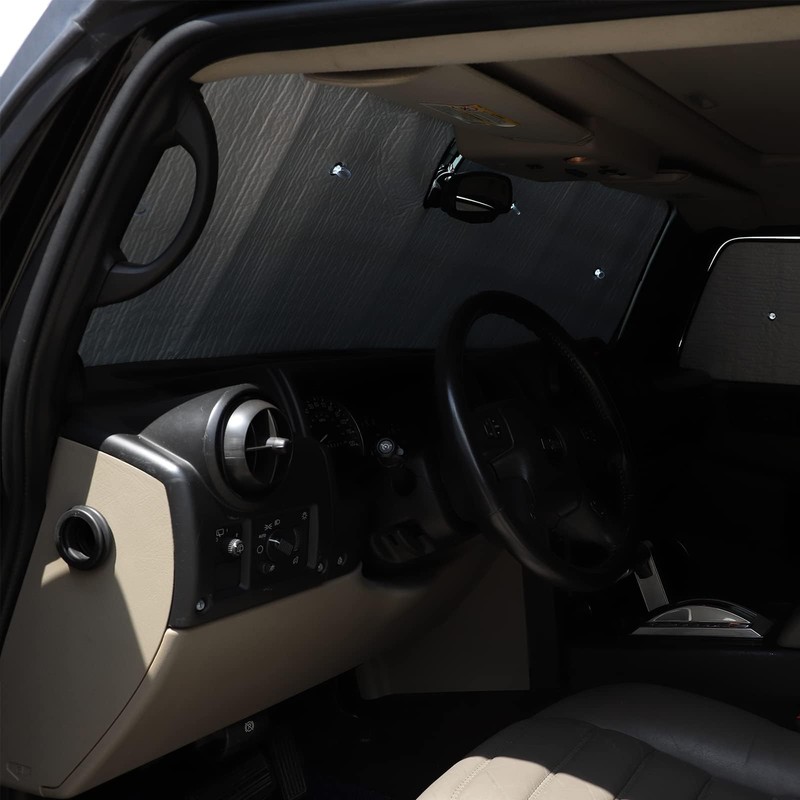 PIUGILH Car Windshield Sunshade UV Ray Reflector Fit for Hummer