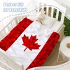 Canada Day Throw Blanket for Baby Small Red White Maple