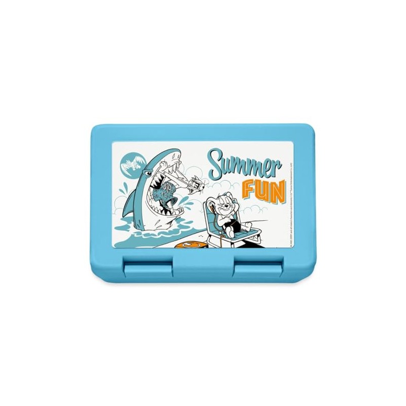 Spreadshirt Tom and Jerry Summer Fun with Shark Lunch Box,