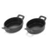 Geoffrey Zakarian Cast Iron Non-Stick Mini Baking Oval Pans- Set
