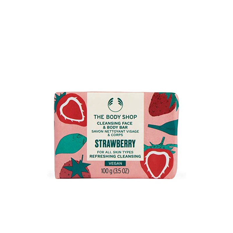 The Body Shop Strawberry Cleansing Face & Body Bar –