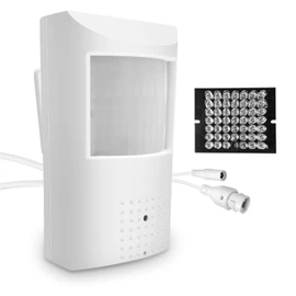 MWRCTV Audio 4MP(1440P) 3.7mm Lens Night Vision Mini IP 940nm Infrared IR led PIR Style P2P Indoor POE Motion Detector Security Camera for NVR/RSTP(NOT Wireless)