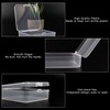Rocutus 24 Pack Small Clear Plastic Storage Containers with Lids,Beads